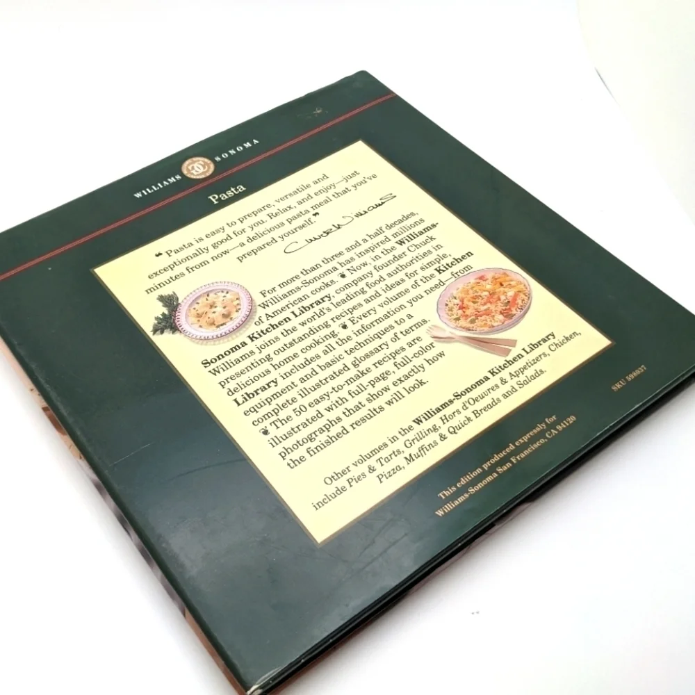 Williams Sonoma TIME LIFE Pasta Cookbook 90s Vintage